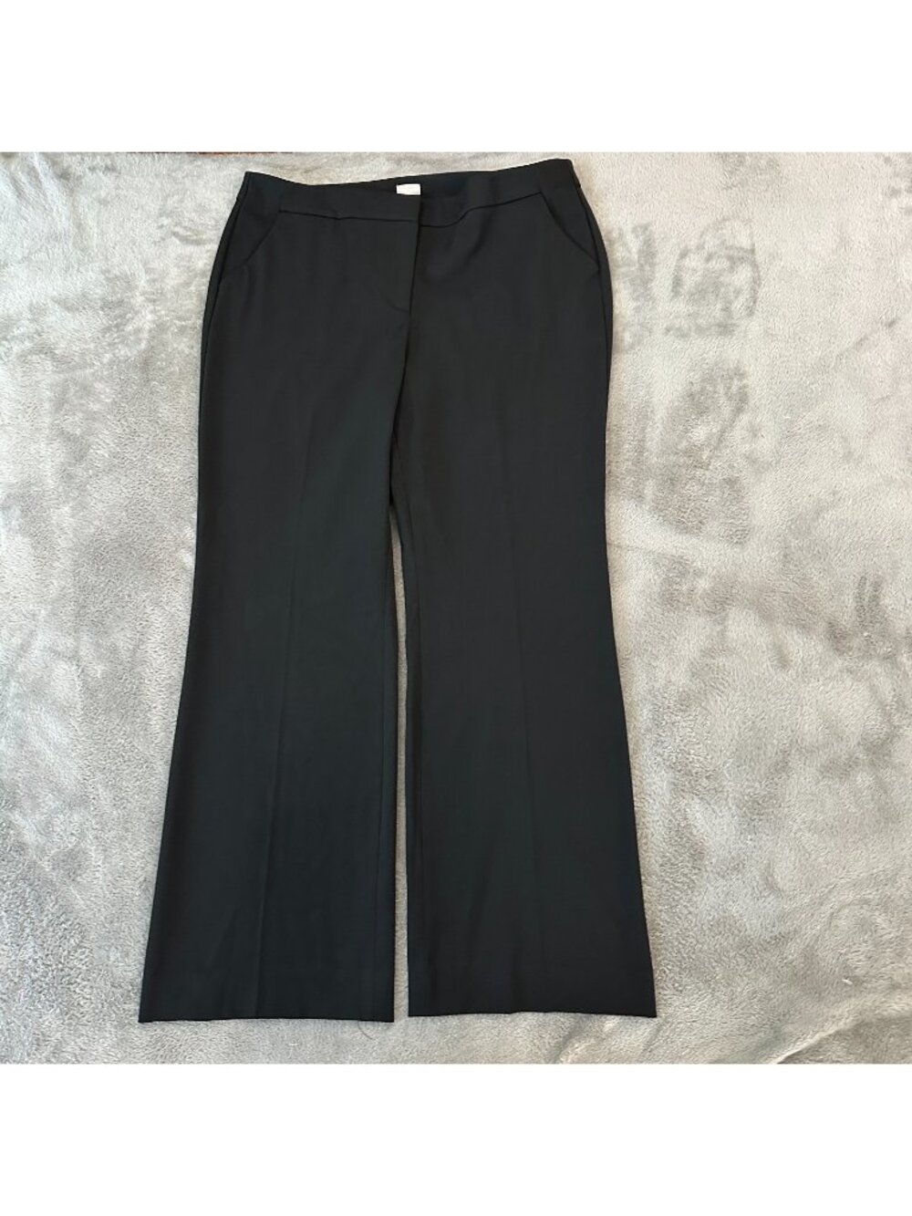 Chico's Black Trousers Pants Slacks Women's 2.5 14 Regular Bootcut